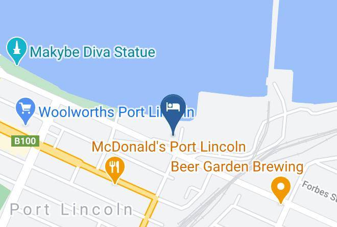 Port Lincoln - Hotel Boston Maps