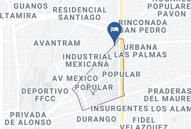 San Luis Potosi Popular - Hotel Boston Maps