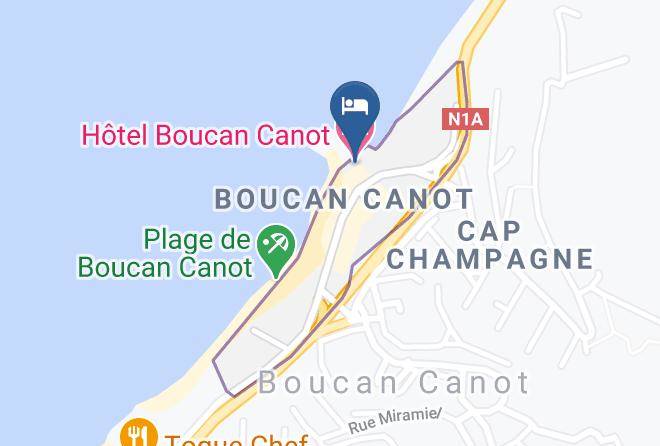Saint Paul - Hotel Boucan Canot Maps