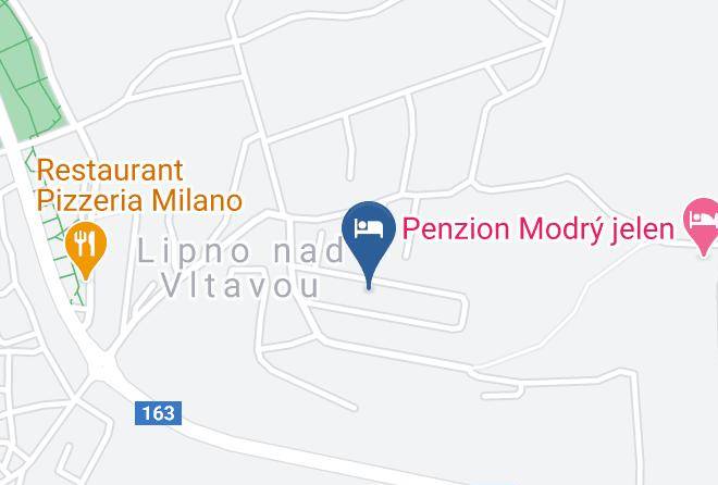 Cesky Krumlov - Hotel Bouczech Economy Maps