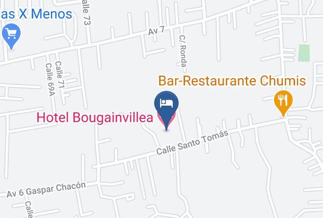Santo Domingo - Hotel Bougainvillea Maps