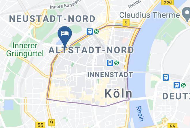 Cologne - Hotel Boulevard Maps