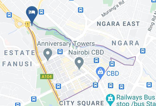 Nairobi - Hotel Boulevard Maps