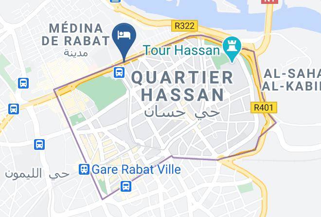 Rabat - Hotel Bouregreg Maps