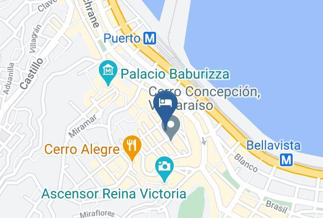 Valparaiso Province - Hotel Boutique 17 Maps