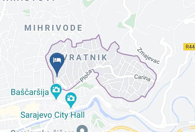 Sarajevo - Hotel Boutique 36 Maps