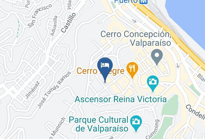 Valparaiso Province - Hotel Boutique Acontraluz Maps