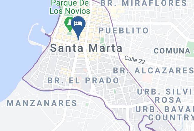 Santa Marta - Hotel Boutique Adaz Maps
