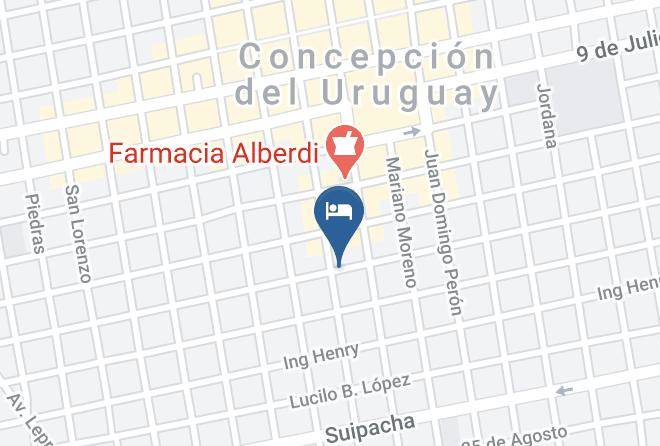 Concepcion Del Uruguay - Hotel Boutique Antigua Posta Del Torreon Maps