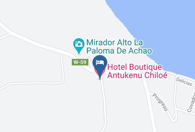 Chiloe Province - Hotel Boutique Antukenu Chiloe Maps