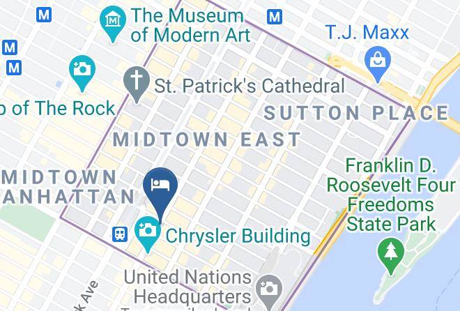 New York - Hotel Boutique At Grand Central Maps