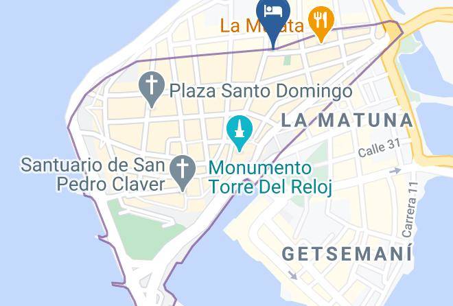 Hotel Boutique At The Park Map