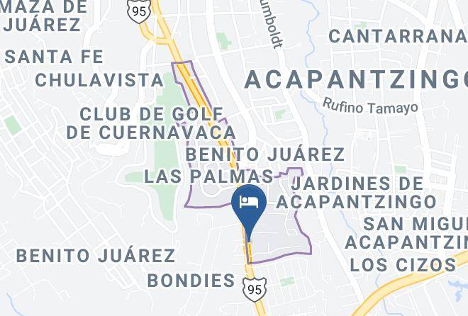 Cuernavaca - Hotel Boutique Azul Turquesa Maps