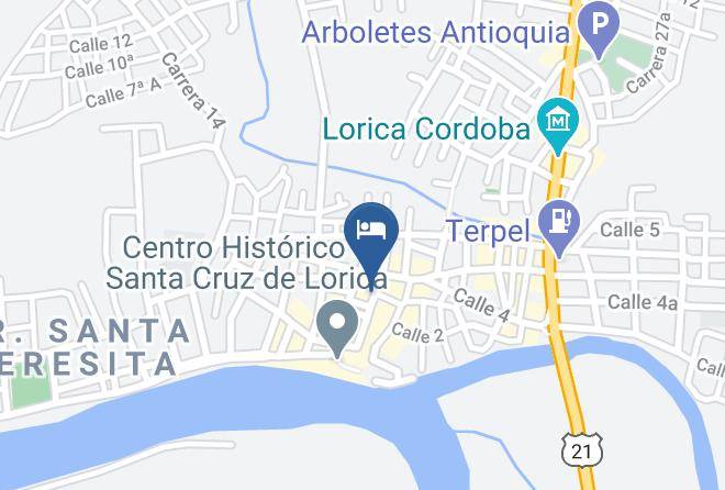 Lorica - Hotel Boutique Beteska Maps
