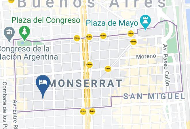 Autonomous City Of Buenos Aires - Hotel Boutique Bonito Buenos Aires Maps
