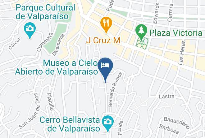 Valparaiso Province - Hotel Boutique Cabernet Maps