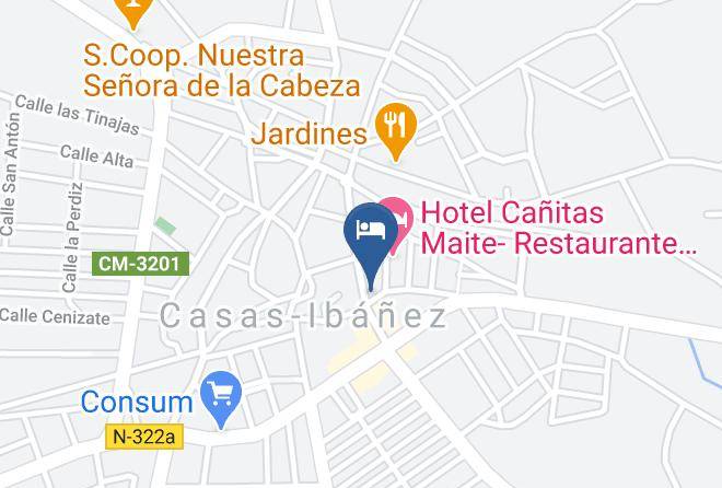 Albacete - Hotel Boutique Canitas Spa Maps