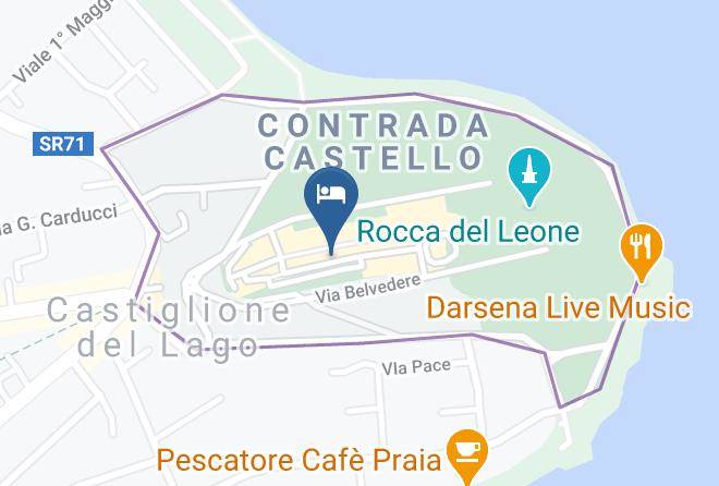 Perugia - Hotel Boutique Castiglione Del Lago Maps