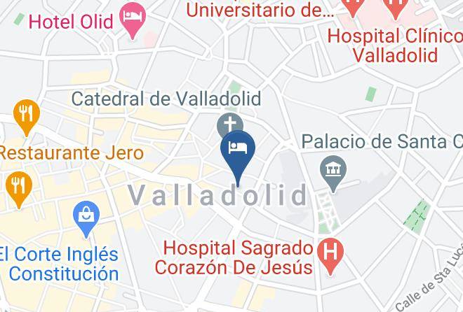 Valladolid - Hotel Boutique Catedral Maps