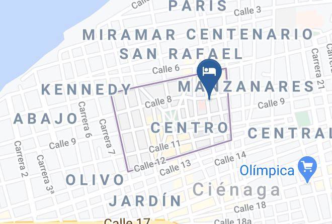Cienaga - Hotel Boutique Maps