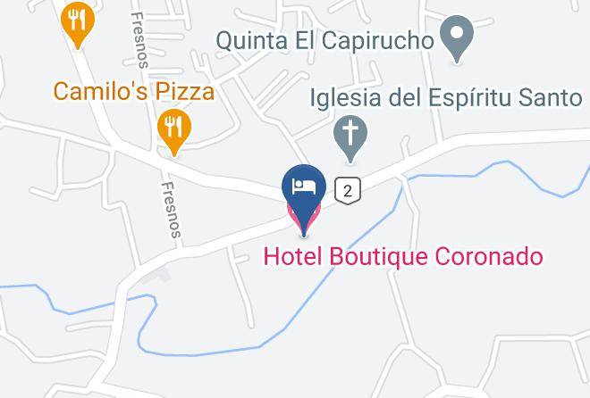 Tepotzotlan - Hotel Boutique Coronado Maps