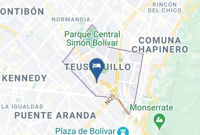 Hotel Boutique De La Feria Embajada Map