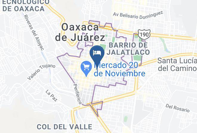 Oaxaca De Juarez - Hotel Boutique De La Parra Maps
