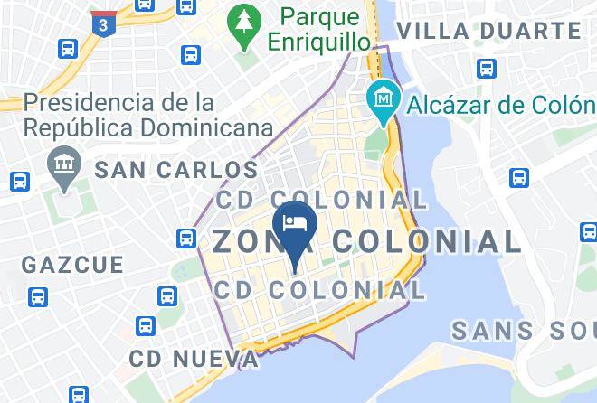 Santo Domingo De Guzman - Hotel Boutique Dona Elvira Maps