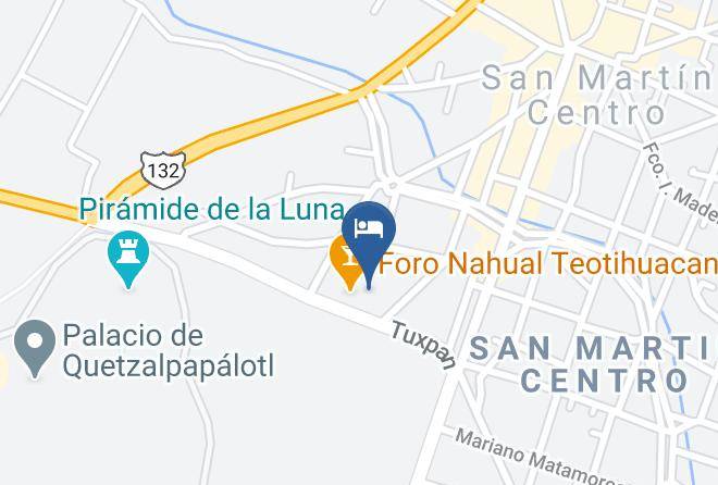 San Martin De Las Piramides - Hotel Boutique El Jaguar Maps