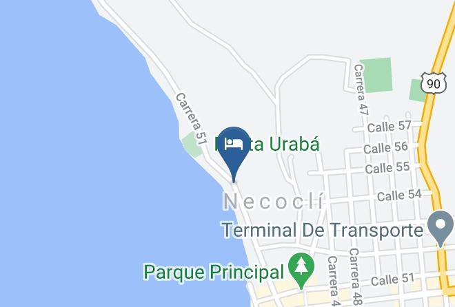 Necocli - Hotel Boutique El Turista Maps