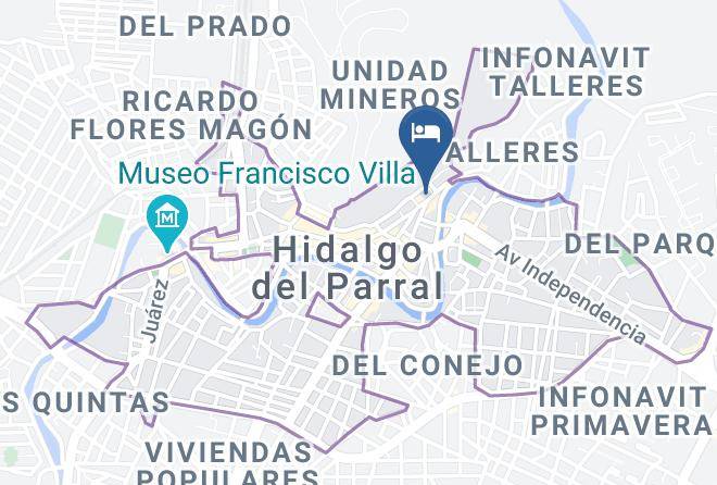 Hidalgo Del Parral - Hotel Boutique El Viejo Mundo Maps