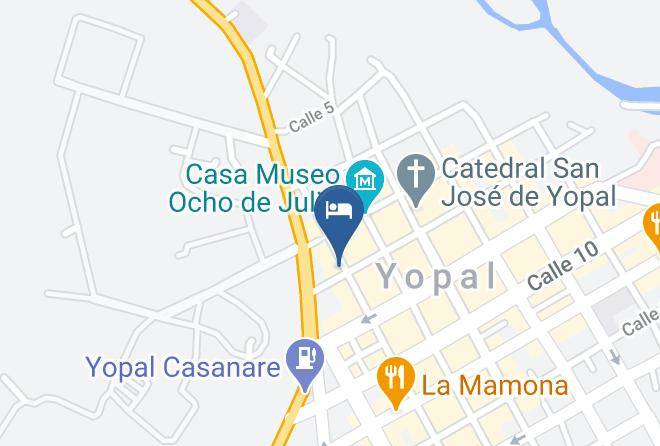 Hotel Boutique Estero Del Llano Map