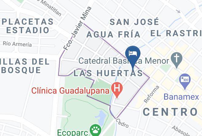 Colima Ima Centro - Hotel Boutique Hacienda Del Gobernador Colima Maps
