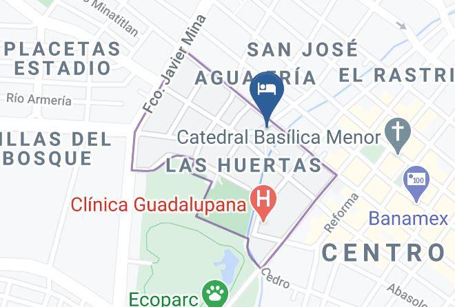 Colima Ima Centro - Hotel San Lorenzo Maps