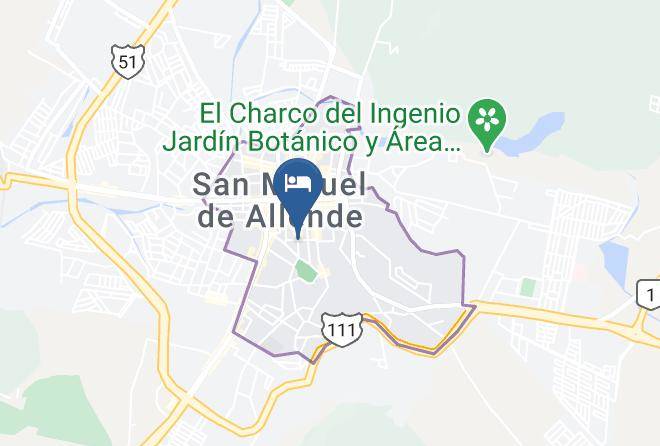 San Miguel De Allende - Hacienda El Santuario San Miguel De Allende Maps