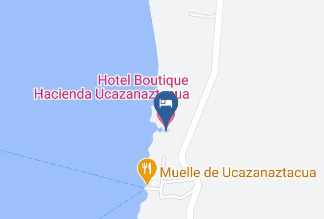 Tzintzuntzan - Hotel Boutique Hacienda Ucazanaztacua Maps