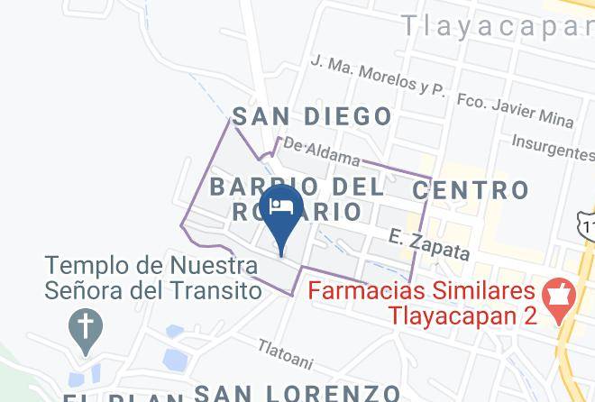 Hotel Boutique Jardin De Flores Map