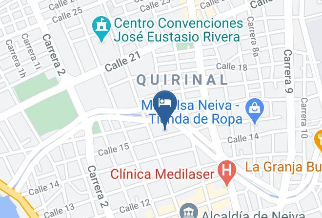 Neiva - Hotel Boutique La Cabrera Maps