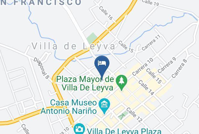 Villa De Leyva - Hotel Boutique La Espanola Maps