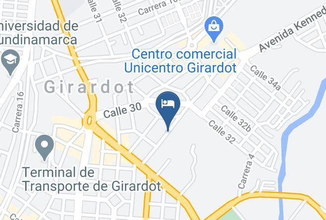Girardot - Hotel Boutique La Magdalena Maps