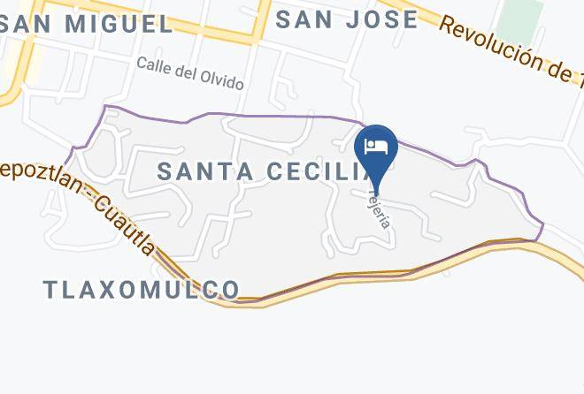 Tepoztlan - Hotel Boutique La Milagrosa Maps