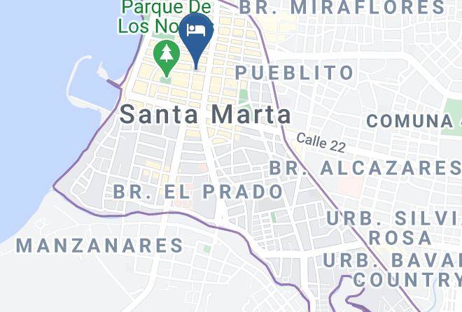 Santa Marta - Hotel Boutique La Palma Maps