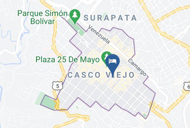 Oropeza - Hotel Boutique La Posada Maps