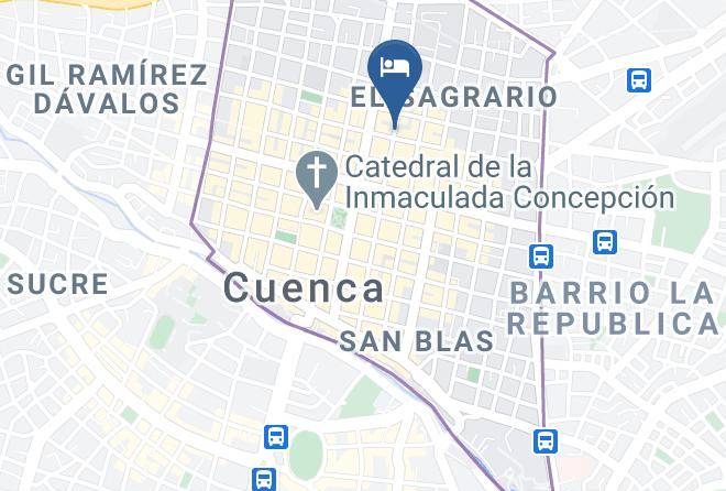 Cuenca - Hotel Los Balcones Maps