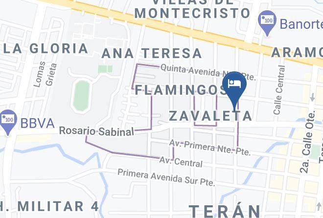 Tuxtla Gutierrez - Hotel Boutique Los Laureles Maps