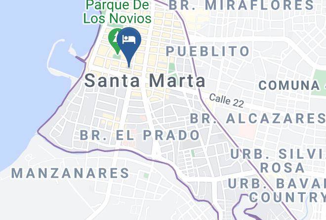 Santa Marta - Hotel Boutique Marbore Maps