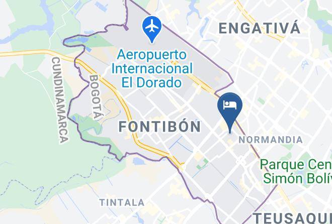 Bogota - Hotel Boutique Markes Maps