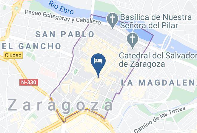 Zaragoza - Hotel Boutique Maza Maps