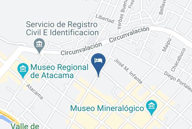 Copiapo Province - Hotel Boutique Molzano Maps