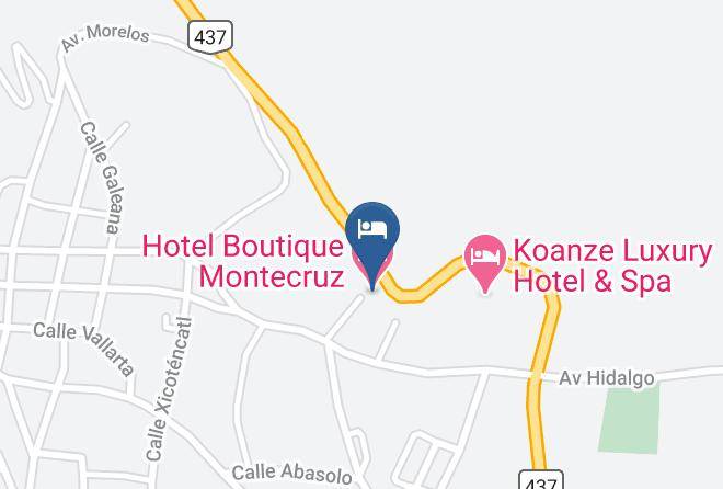 Atemajac De Brizuela - Hotel Boutique Montecruz Maps